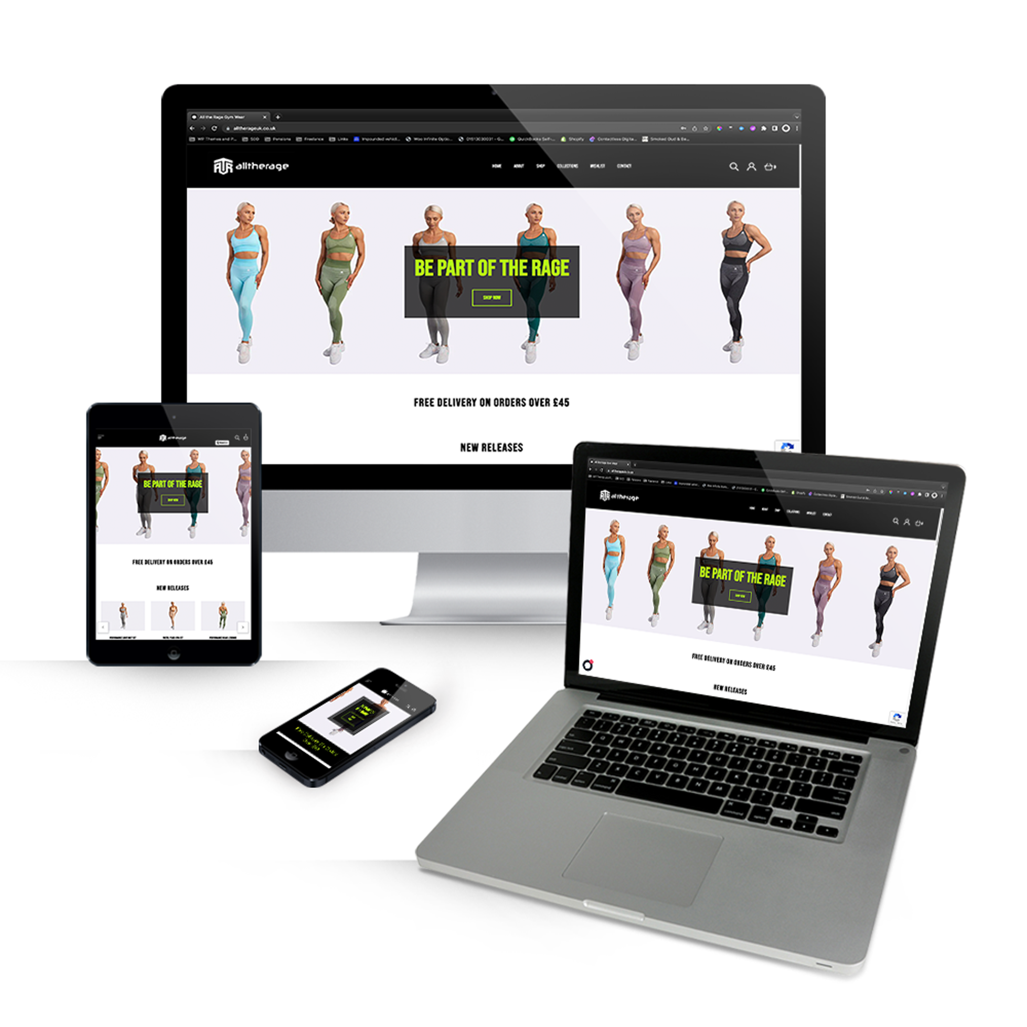 Clothing Brand Website Design Blackpool