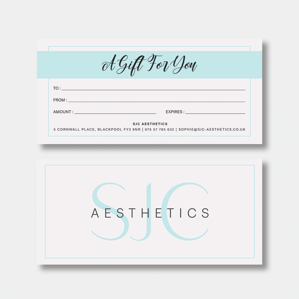 Business Gift Card Voucher Design