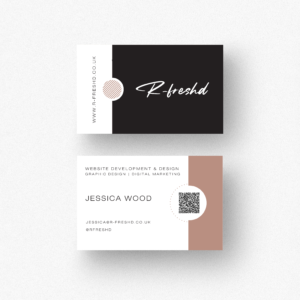 QR Code Business Card Design