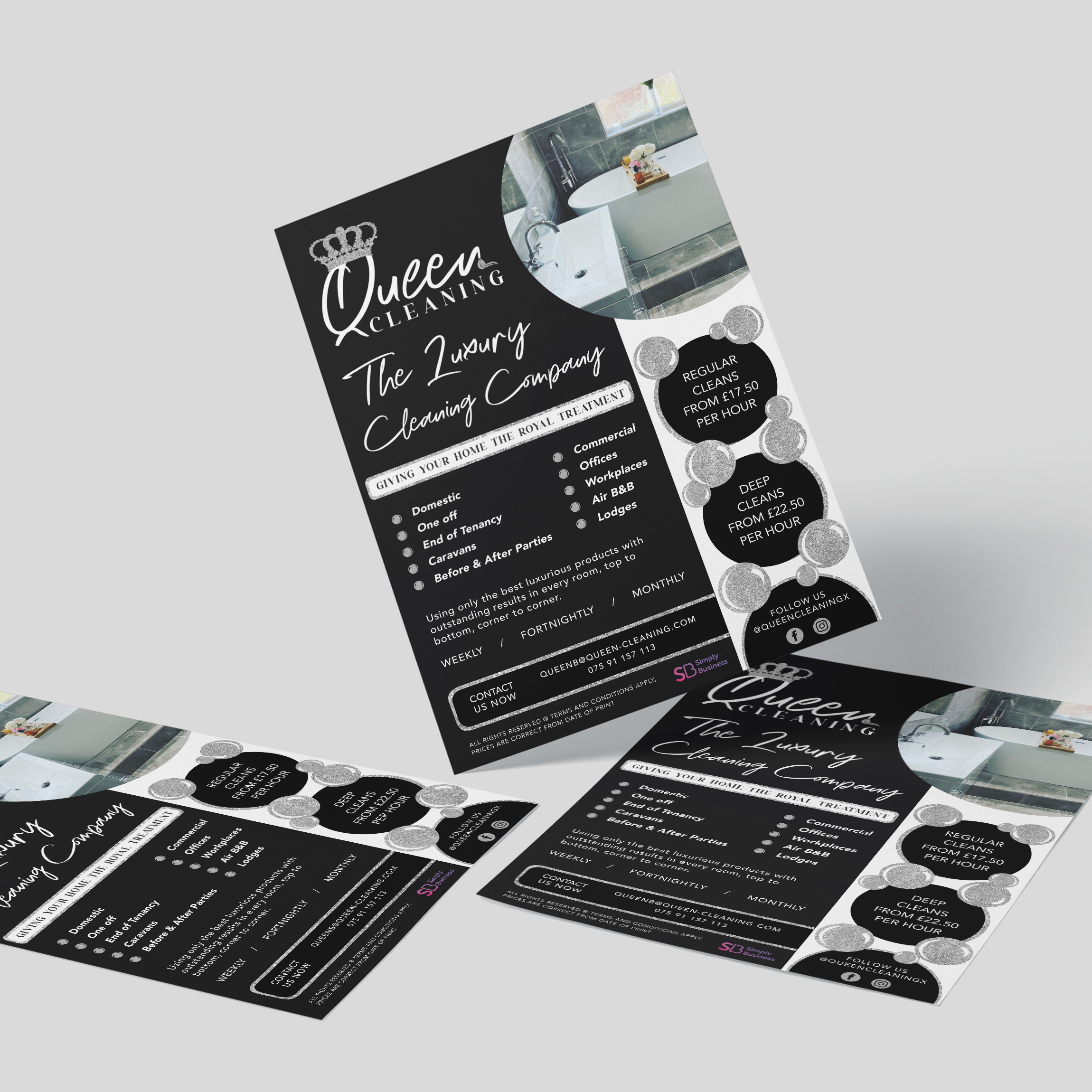 Cleaning Company Business Flyer