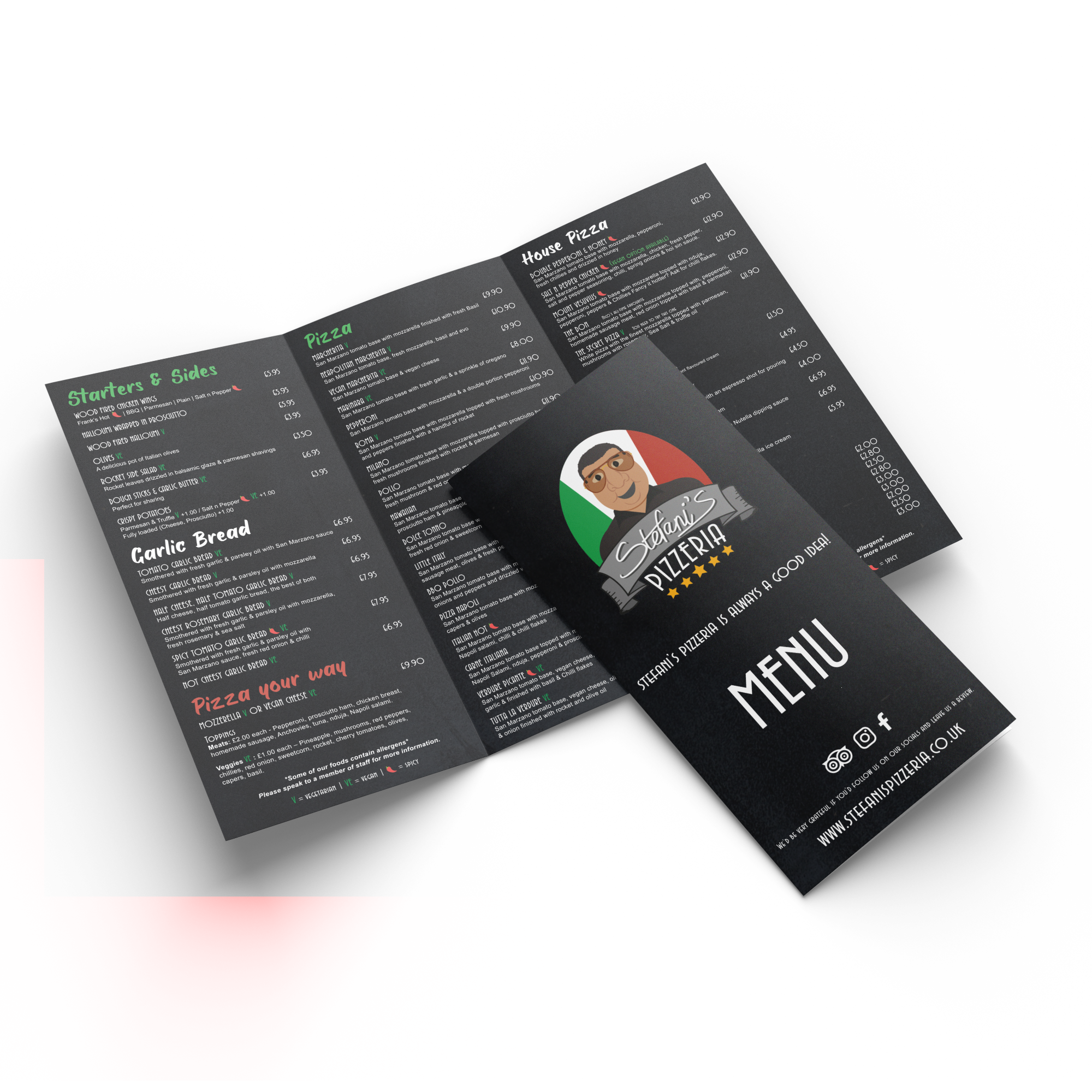 Pizza Restaurant Menu Design