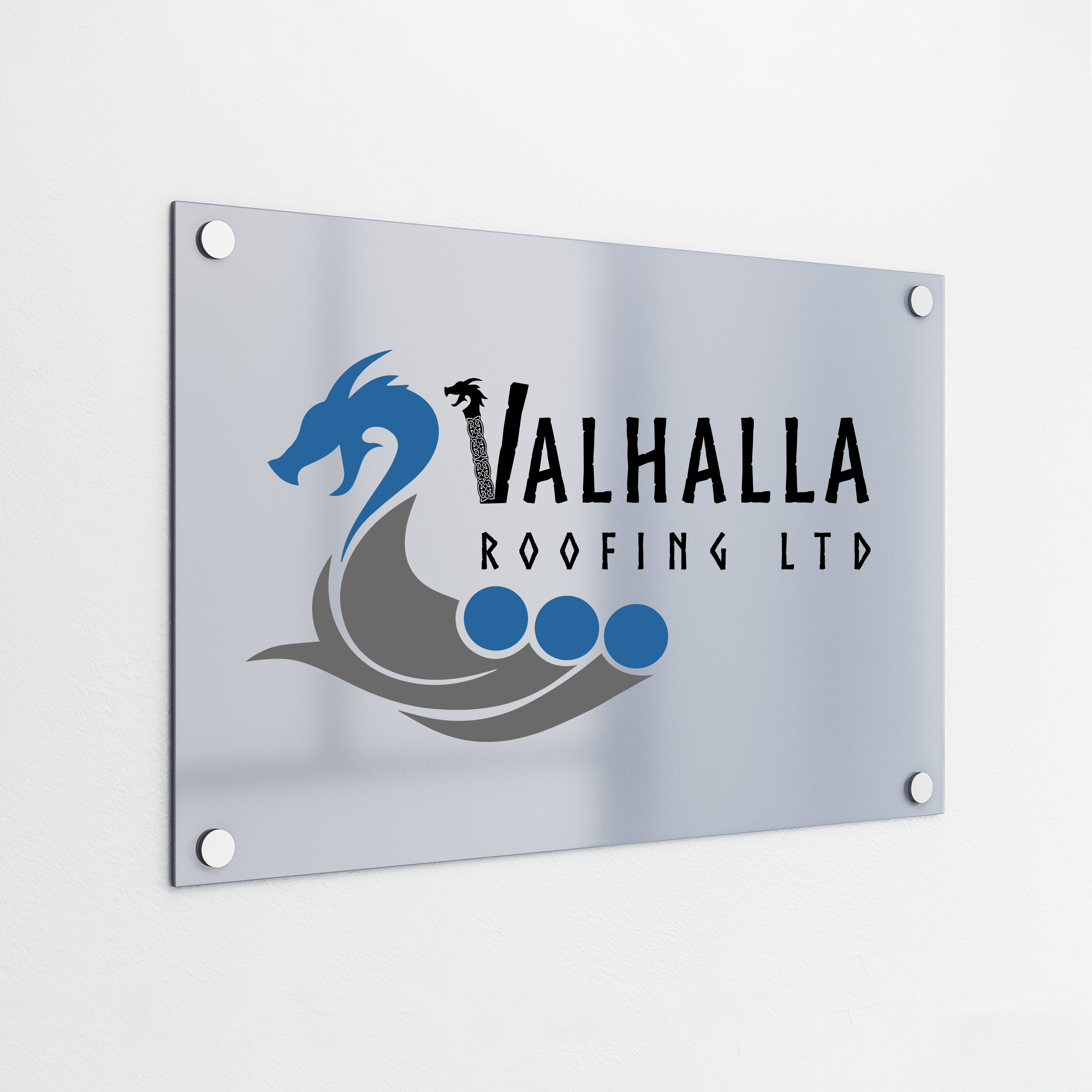 Roofing Company Business Logo Design